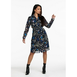 Overview second image: Tramontana Jurk Abstract Florals Print
