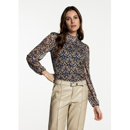 Overview second image: Tramontana Top mesh boho rhythm print
