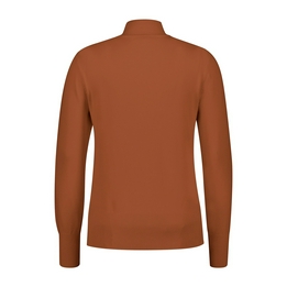 Overview second image: Red Button Pullover Turtle neck