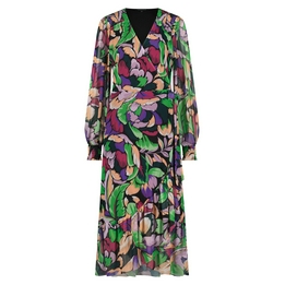 Overview image: Tramontana Jurk Mesh Flower Flash Print