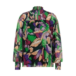 Overview image: Tramontana Top Mesh Flower Flash Print