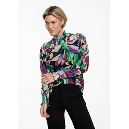 Overview second image: Tramontana Top Mesh Flower Flash Print