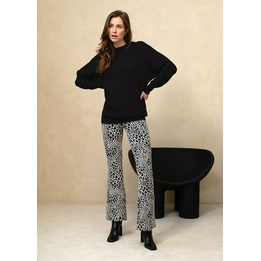 Overview second image: Tramontana Broek Flared Jacquard