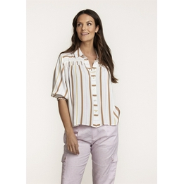 Overview second image: Tramontana Blouse stripe print