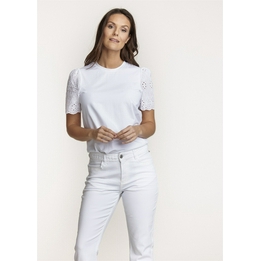 Overview image: Tramontana Top jersey broderie