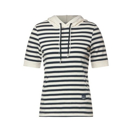 Overview image: Cecil Shirt hooded stripe