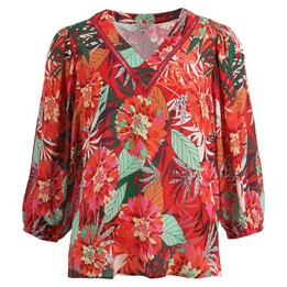 Overview image: Enjoy Blouse ballon AOP